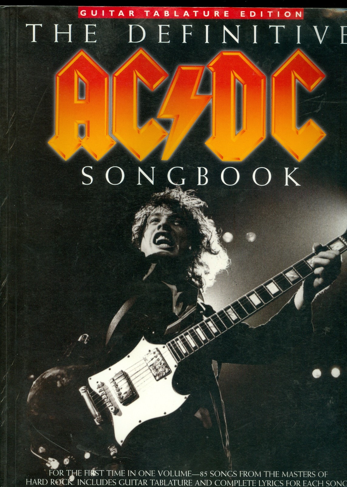 AC/DC The Definitive Guitar Tablature Edition sheet music songbook 800 pages