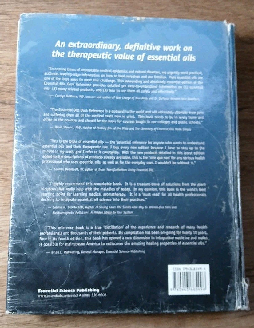 Essential Oils Desk Reference – Fourth Edition Essential Science Publishing GC
