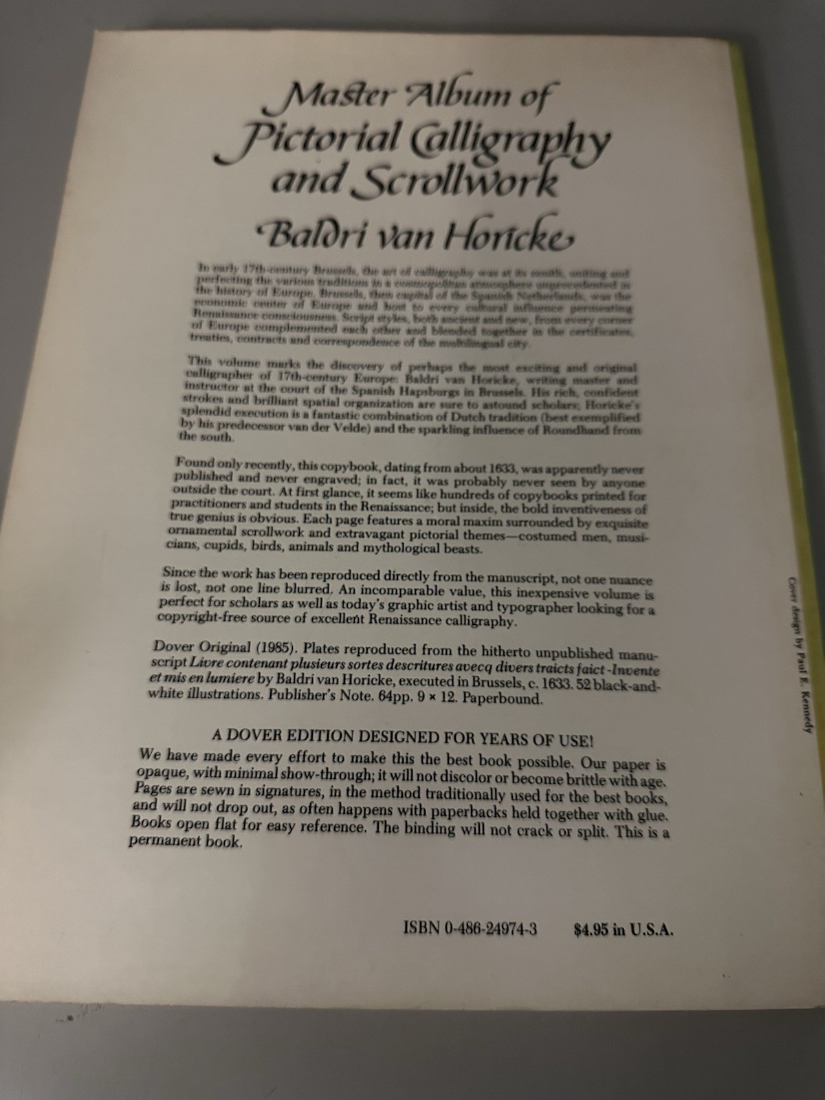 MASTER ALBUM OF PICTORIAL CALLIGRAPHY AND SCROLLWORK: AN By Baldri Van Horicke
