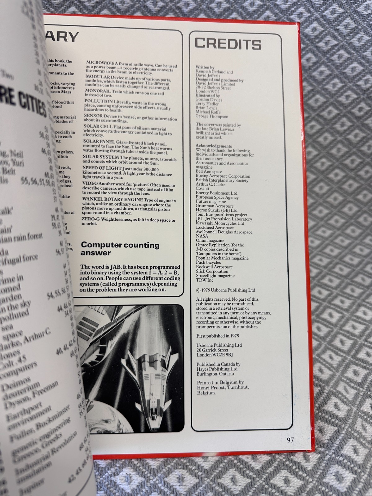 Usborne Book of the Future by Kenneth Gatland