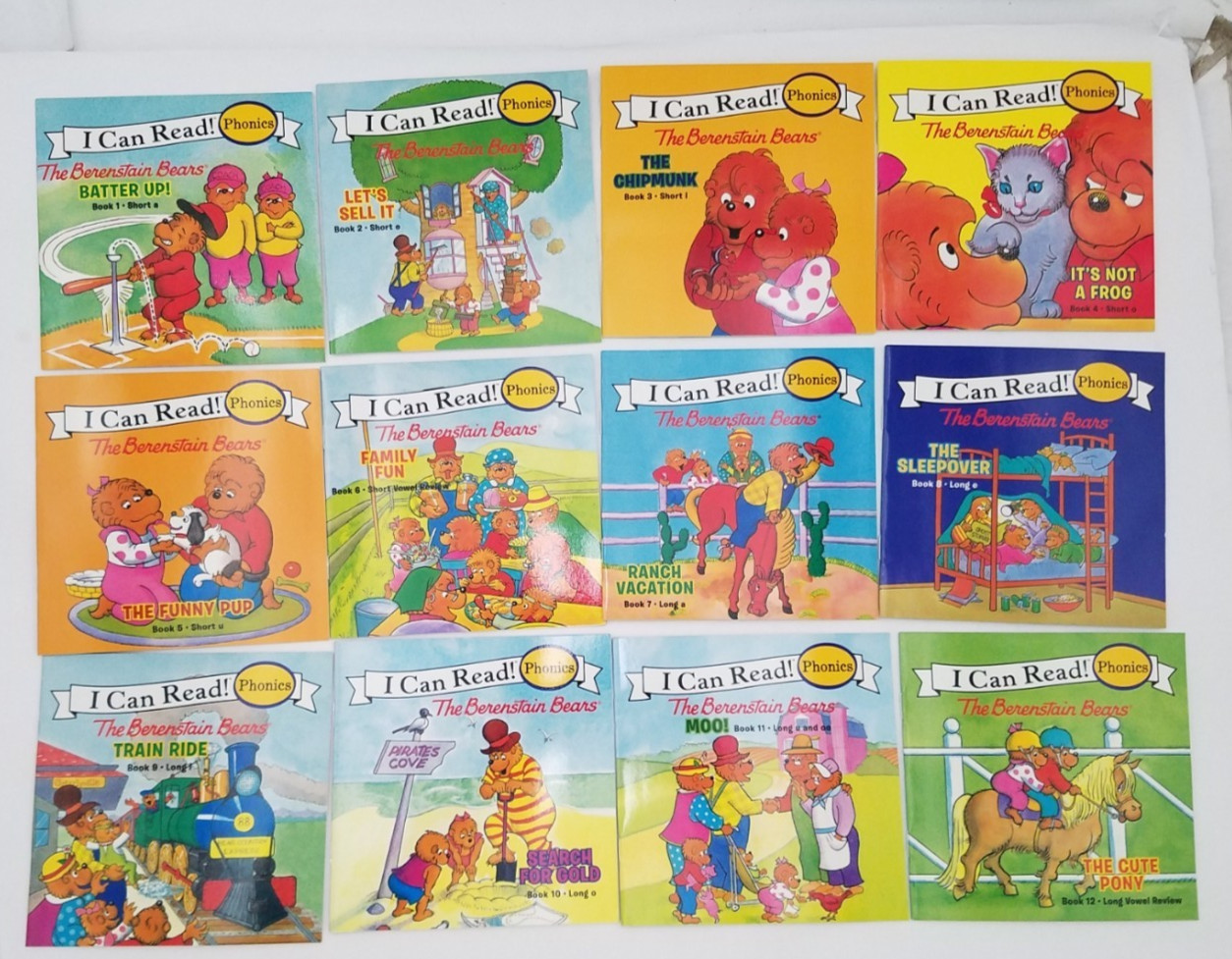 Berenstain Bears I Can Read Phonics Kids Books Lot 12