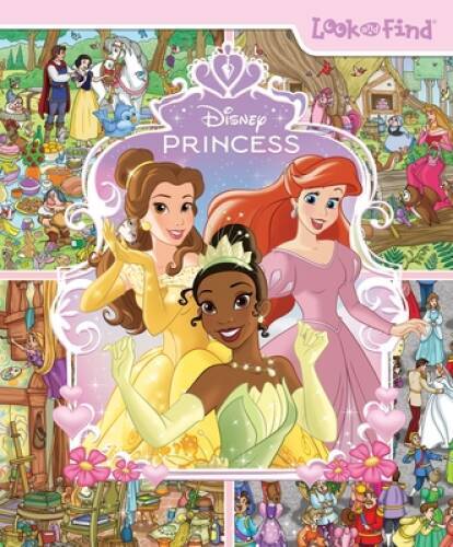 Disney Princess Look and Find – Hardcover – VERY GOOD