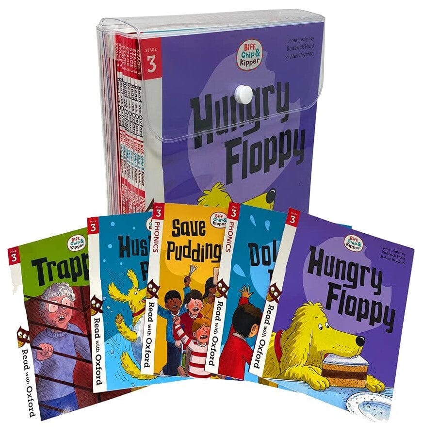 Biff, Chip & Kipper Read with Oxford (Stage 3) 16 Books Paperback Set – Age 5+