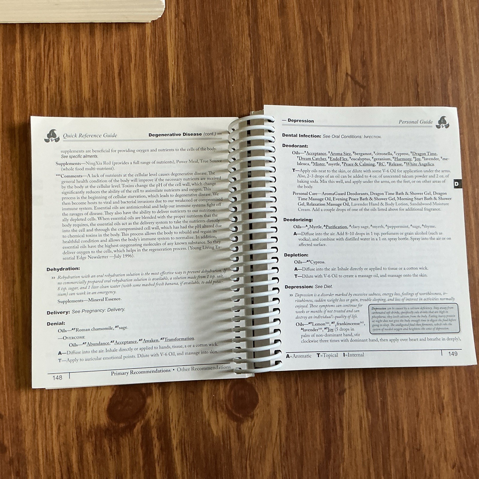 Quick Reference Guide for Using Essential Oils by Connie & Alan Higley 2013 ed