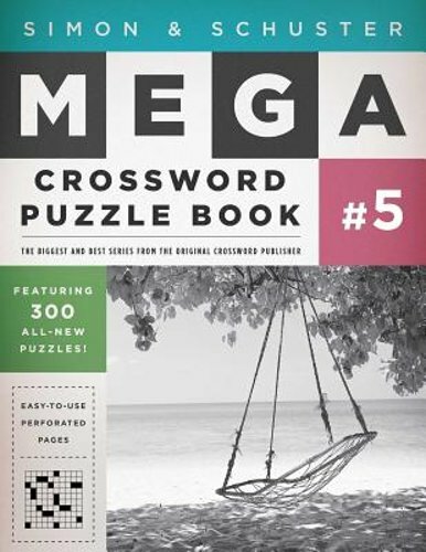 Simon & Schuster Mega Crossword Puzzle Book #5 by John M Samson: New