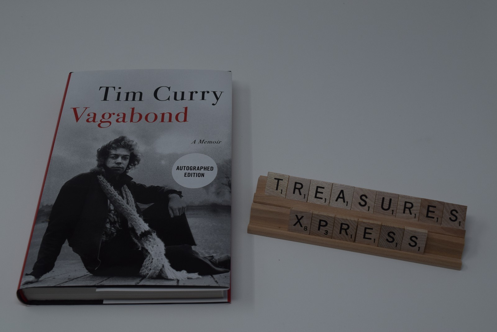 Tim Curry Signed Vagabond – A Memoir New / Limited