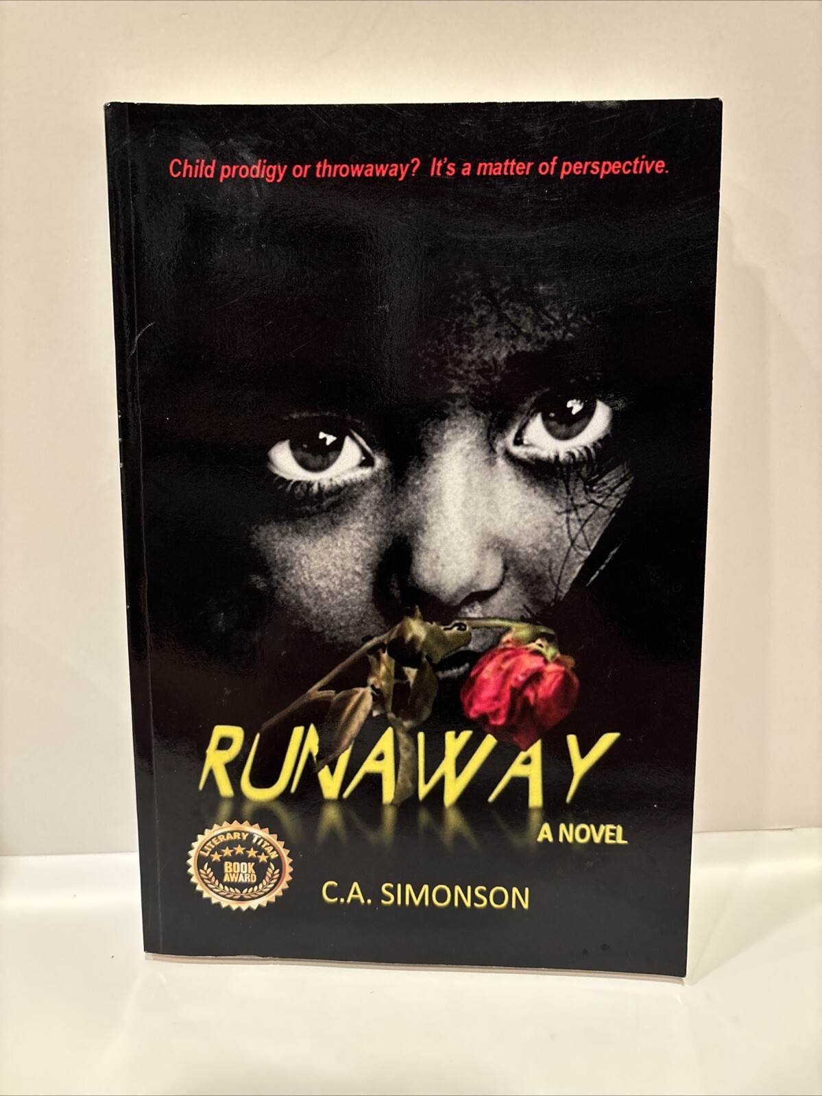 Signed! Inscribed Runaway by C. A. Simonson (2019, Trade Paperback)