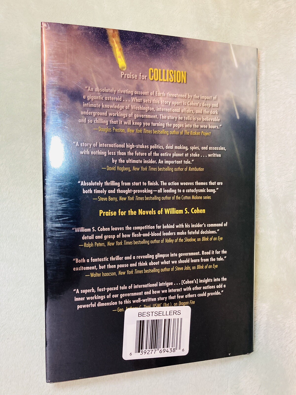 Sean Falcone Series: Collision by William S. Cohen (2015, Hardcover) Novel