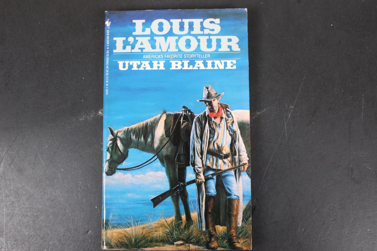 Utah Blaine Louis L’Amour 1988 Bantam Edition Western Adventure Paperback PB VG