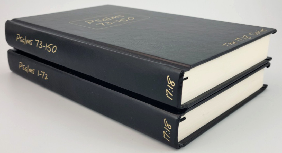 Psalms 2 Vol Set Journible The 17:18 Series Rob Wynalda Hardcover Bible Journal
