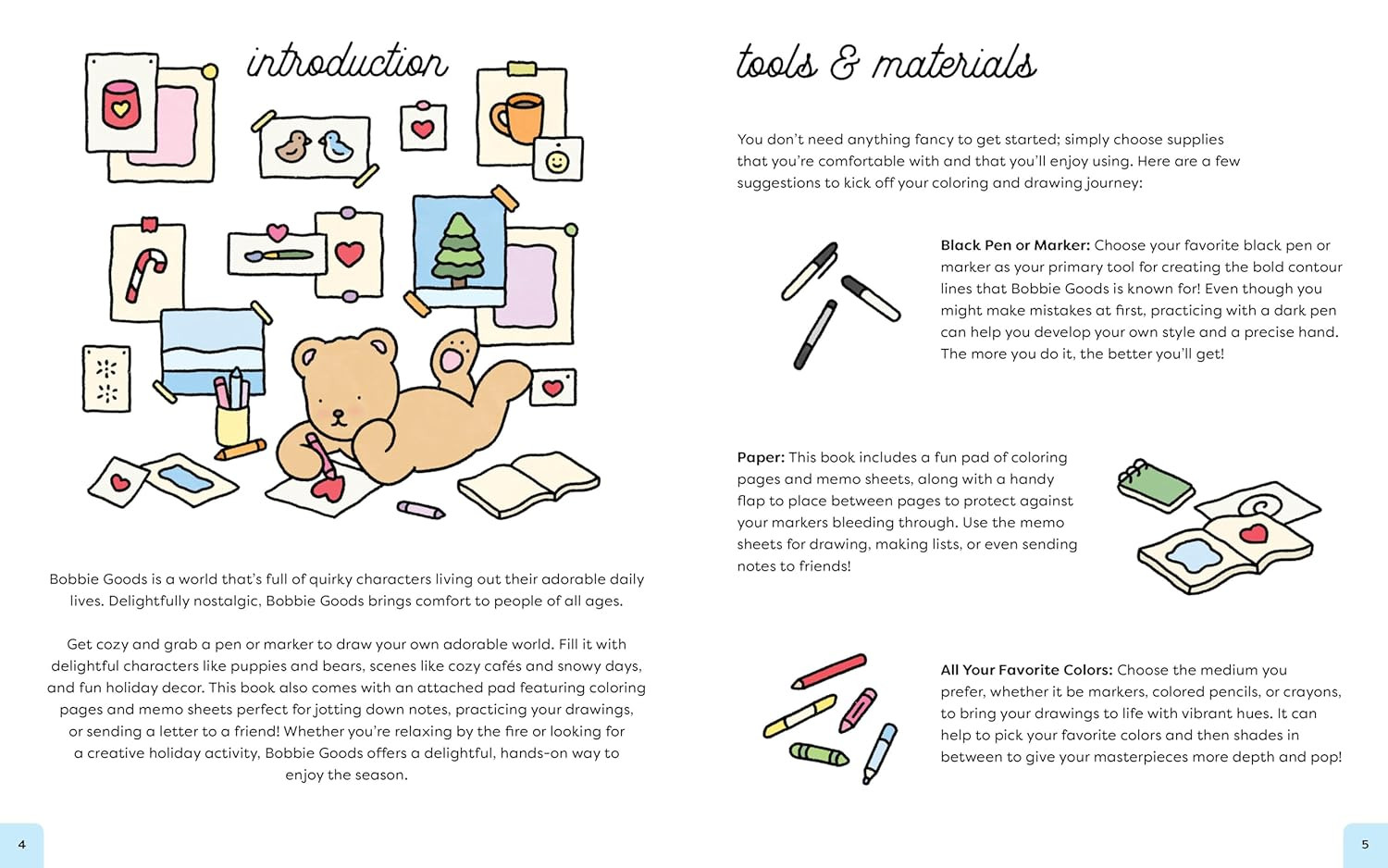 Bobbie Goods Cozy Coloring & Drawing: With a Bonus Coloring Pad (Official Bobbie