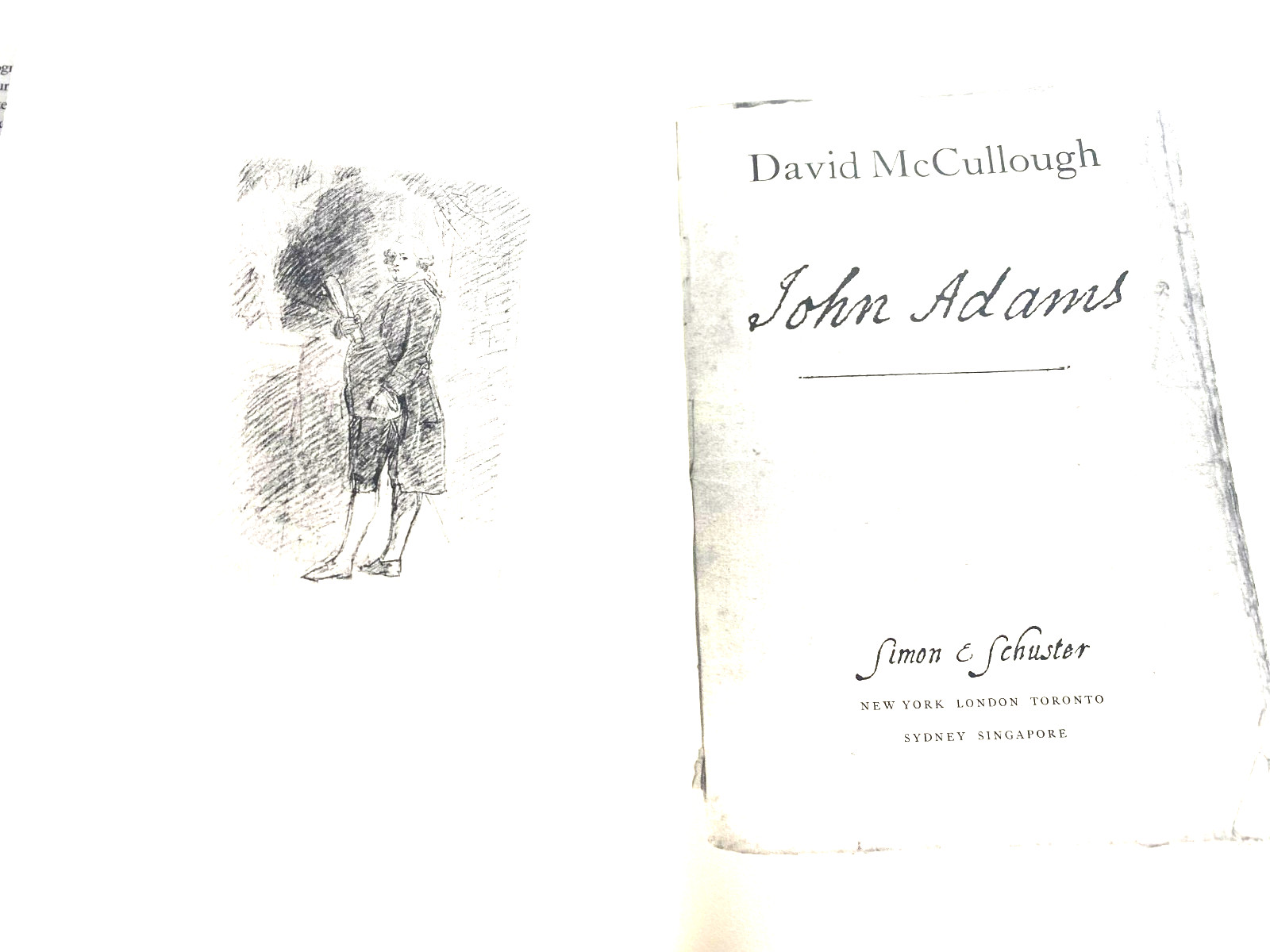 A RARE 1ST EDITION! JOHN ADAMS by DAVID MCCULLOUGH (2001) A FINE HARDCOVER W/DJ