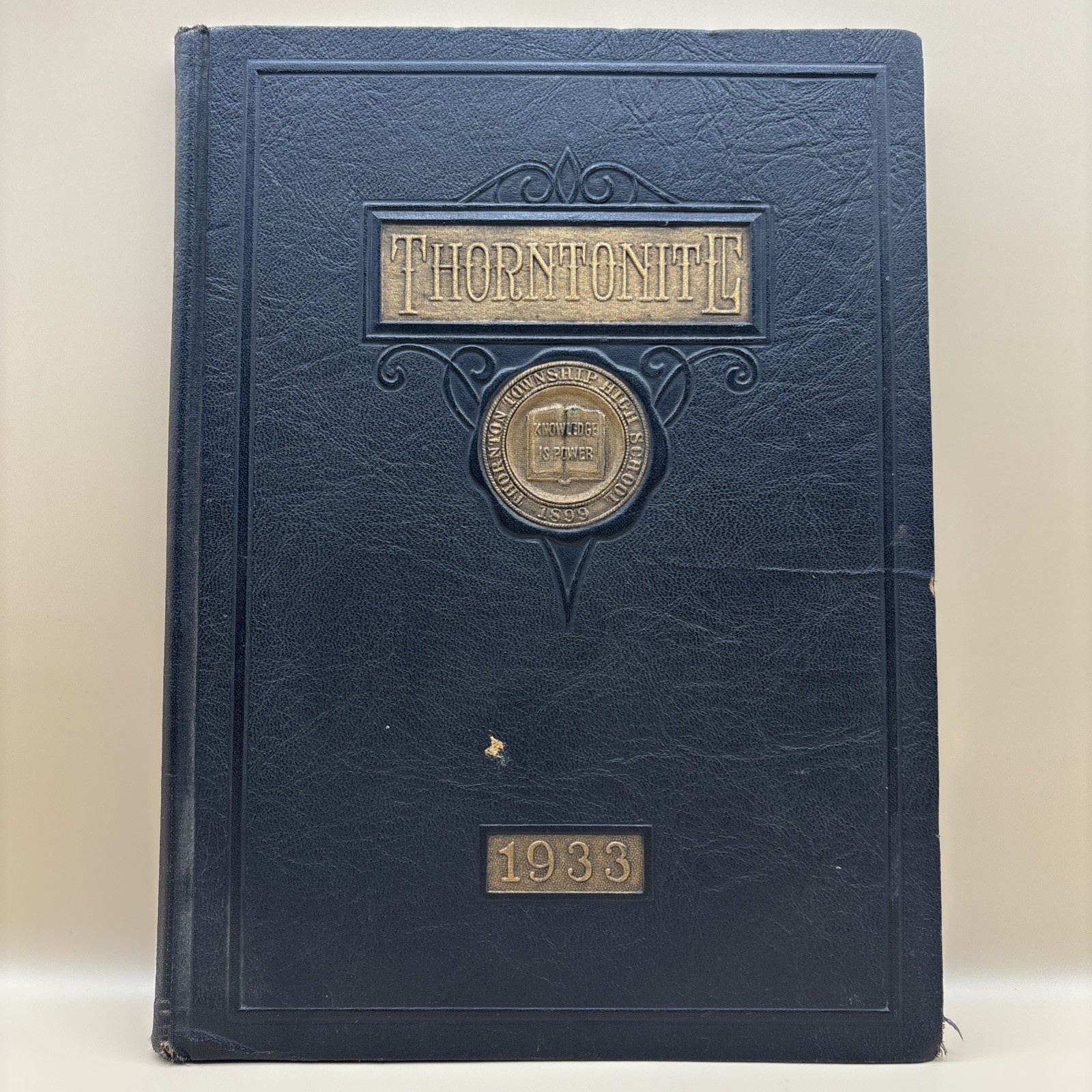 The Thorntonite Eighteenth Yearbook Thornton Township High School Hardcover 1933