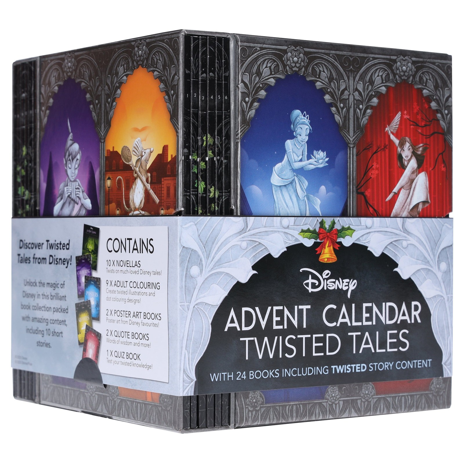 Disney Advent Calendar Twisted Tales With 24 Books Paperback Box Set – Ages 12+