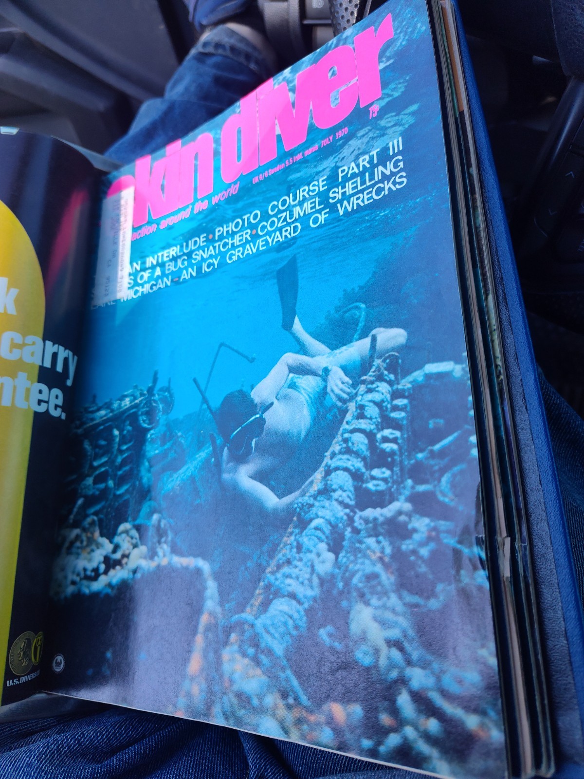 1970 Complete Set/Year of 12 Skin Diver Magazine In Official Binder Nice!!!