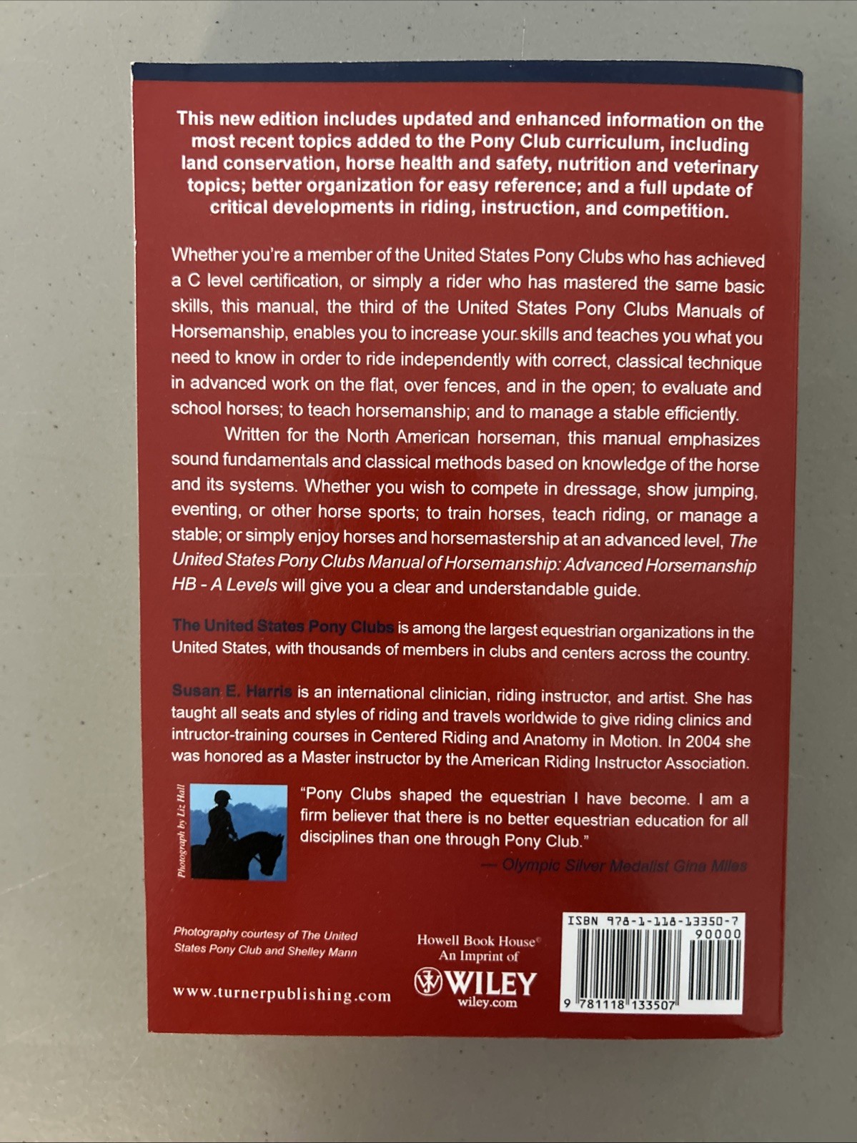 United States Pony Clubs Manual of Horsemanship Book 3 : Advanced (TPB, VG)