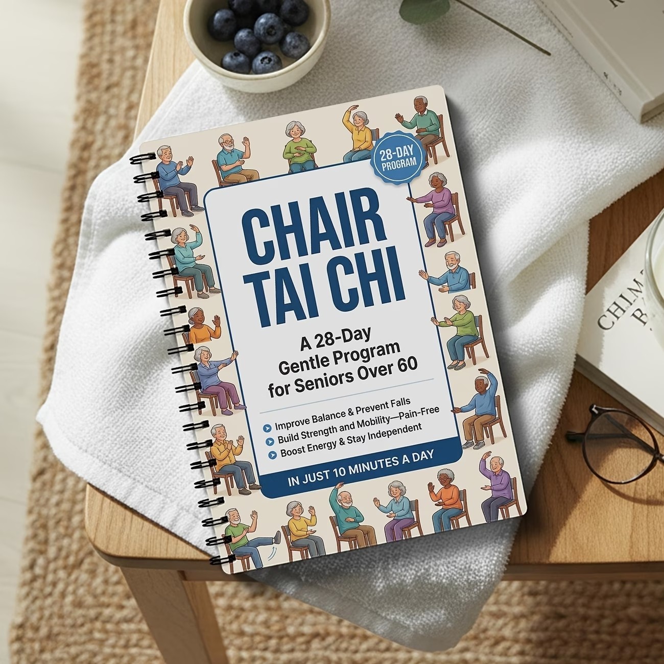 Chair Tai Chi for Seniors Over 60 Simple Seated Flows and 10Minute Routines f…