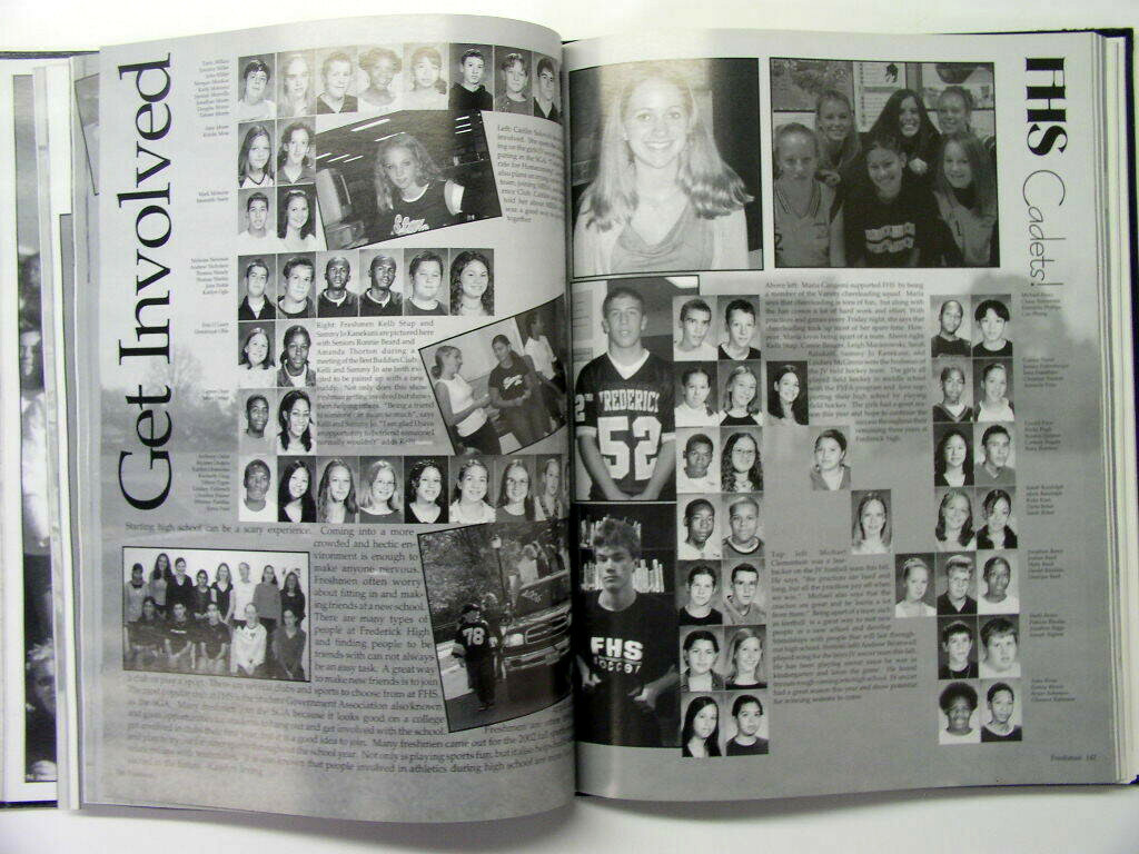 “The Last Word” 2002 Frederick High School Yearbook – Md – Maryland – 350 Pages!