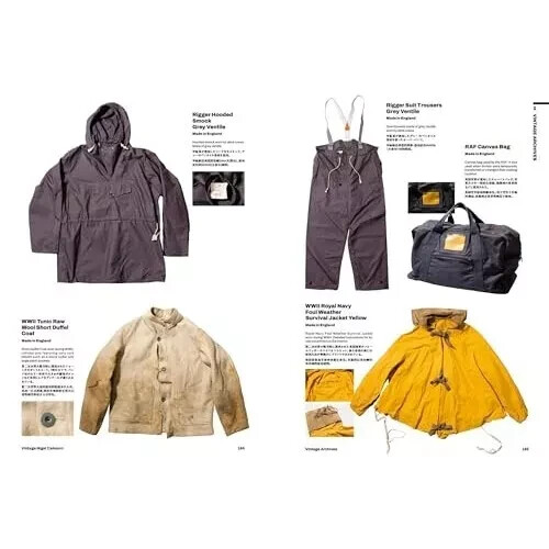 VINTAGE NIGEL CABOURN Fashion Wear Clothing Guide Book Japanese English Chinese