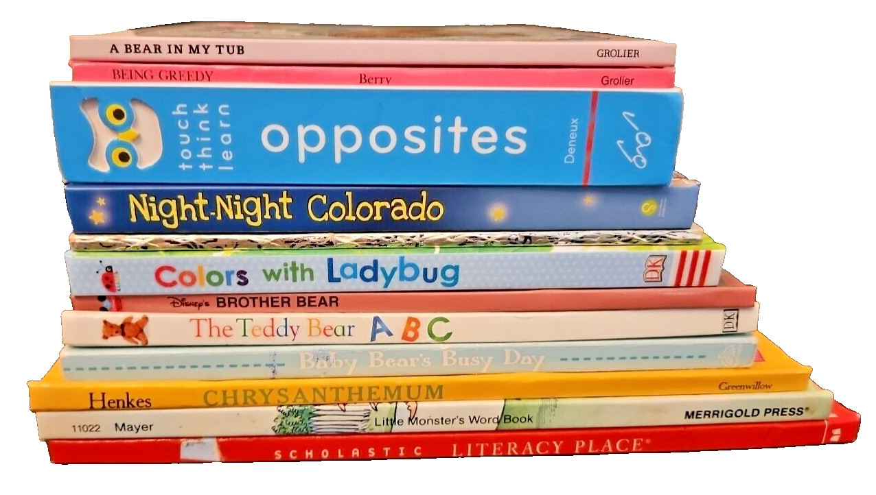 Lot of 13 Assorted Children’s Board Books – Random Selection! bedtime stories