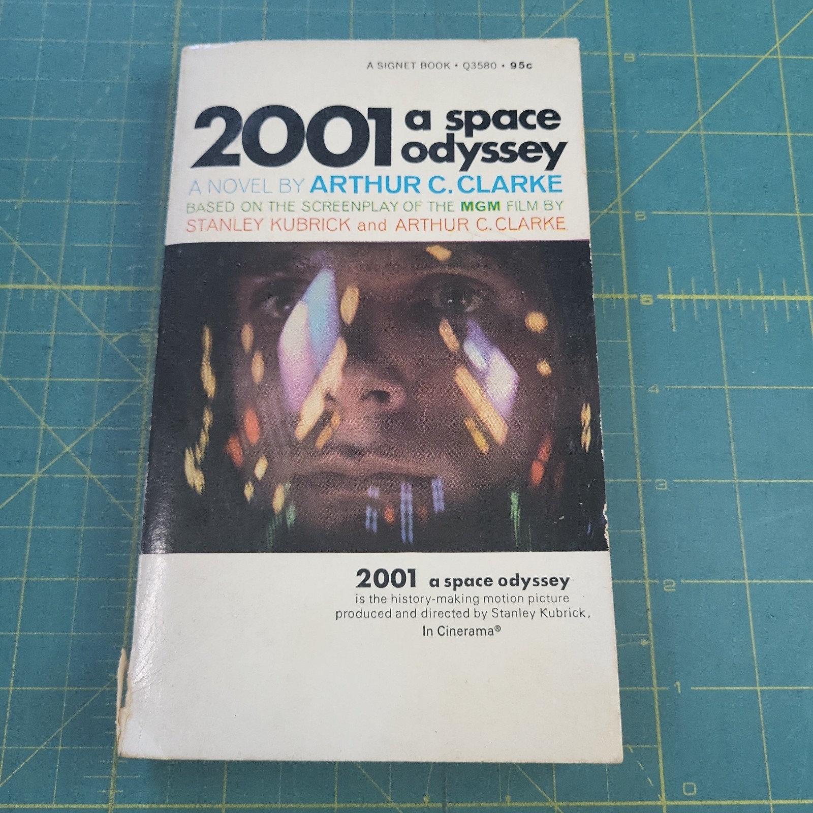 2001: A Space Odyssey by Arthur C. Clarke Paperback Signet 1968 Movie Tie In