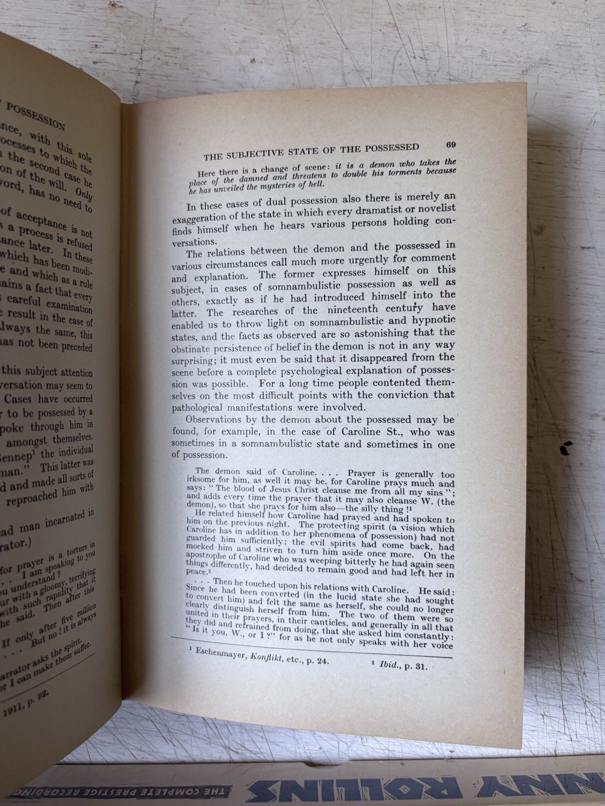 Obsession And Possession By Spirits Both Good And Evil (Hardcover / 1935)