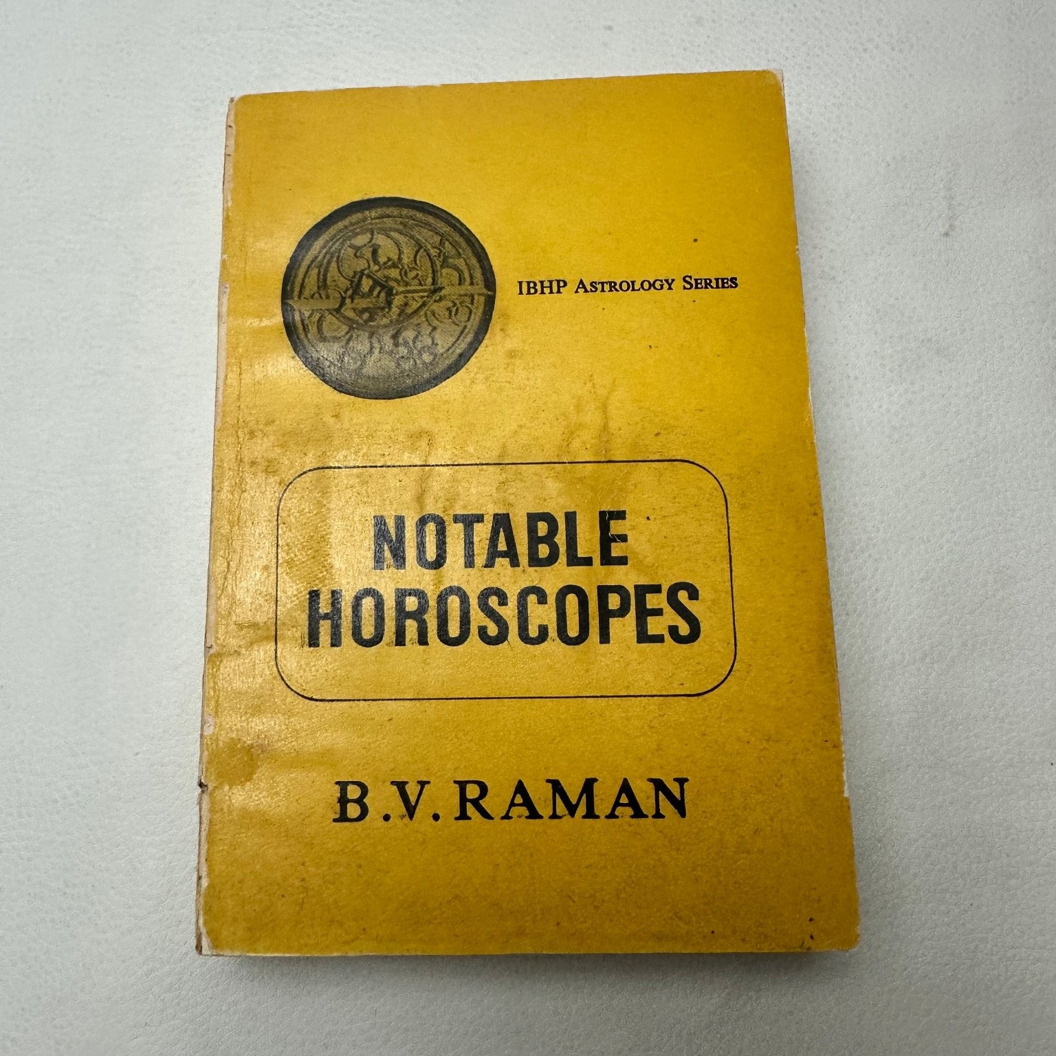 Notable Horoscopes B.V. Raman 1981 Fifth Printing Astrology IBH PB