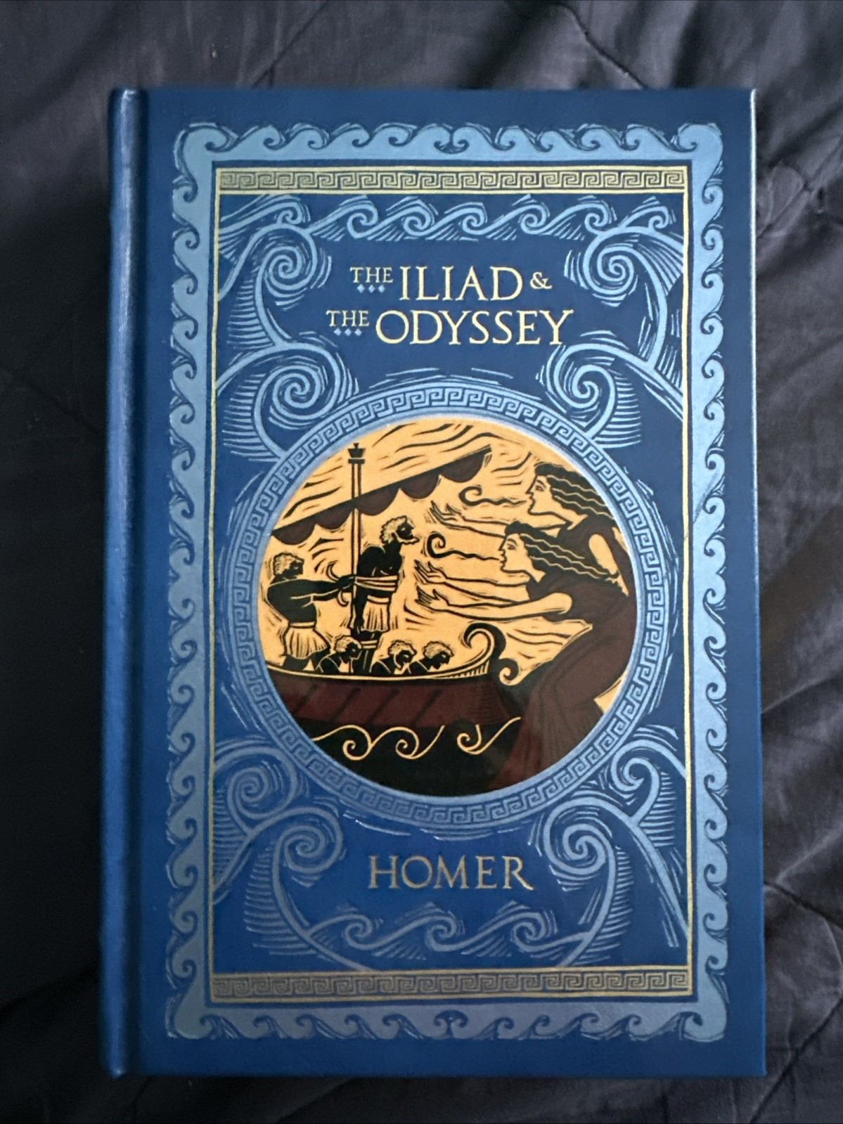 The Iliad and the Odyssey by Homer – Barnes and Noble Bonded Leather 2008 HC