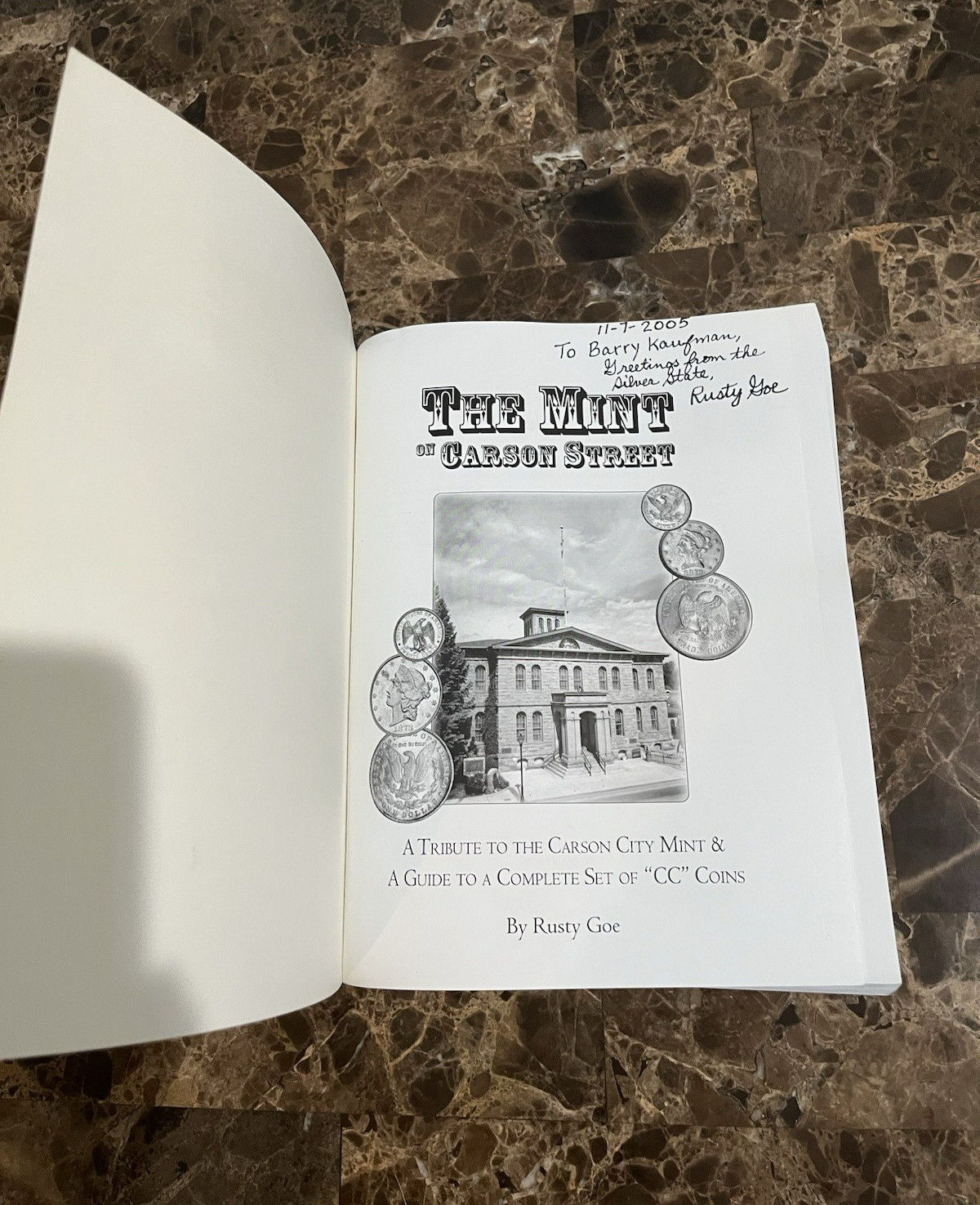 The Mint On Carson Street 2nd Printing 2004 Signed By Rusty Goe