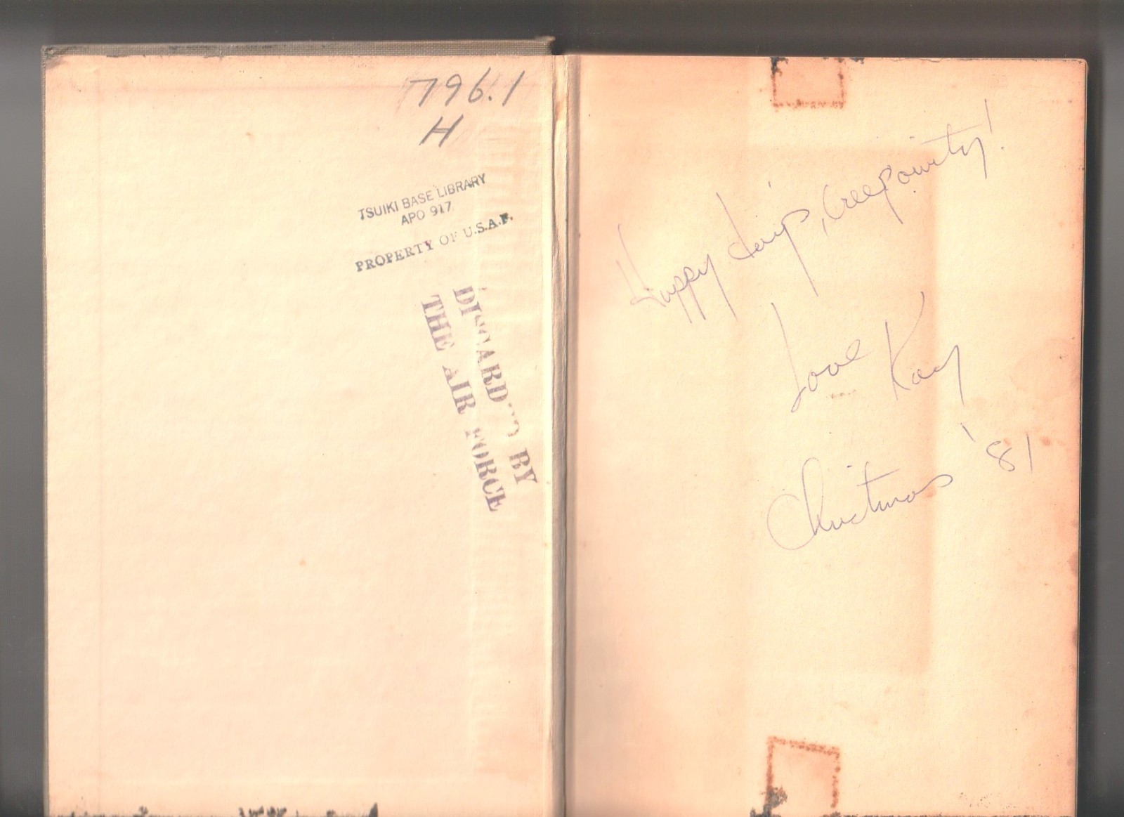 1953 Book “Dodger Daze and Knights” by Tommy Holmes Pre Owned