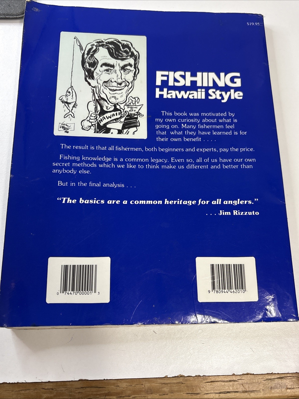Fishing Hawaii Style Volume 1 by Jim Rizzuto ~ 1983 ~ READ DESCRIPTION