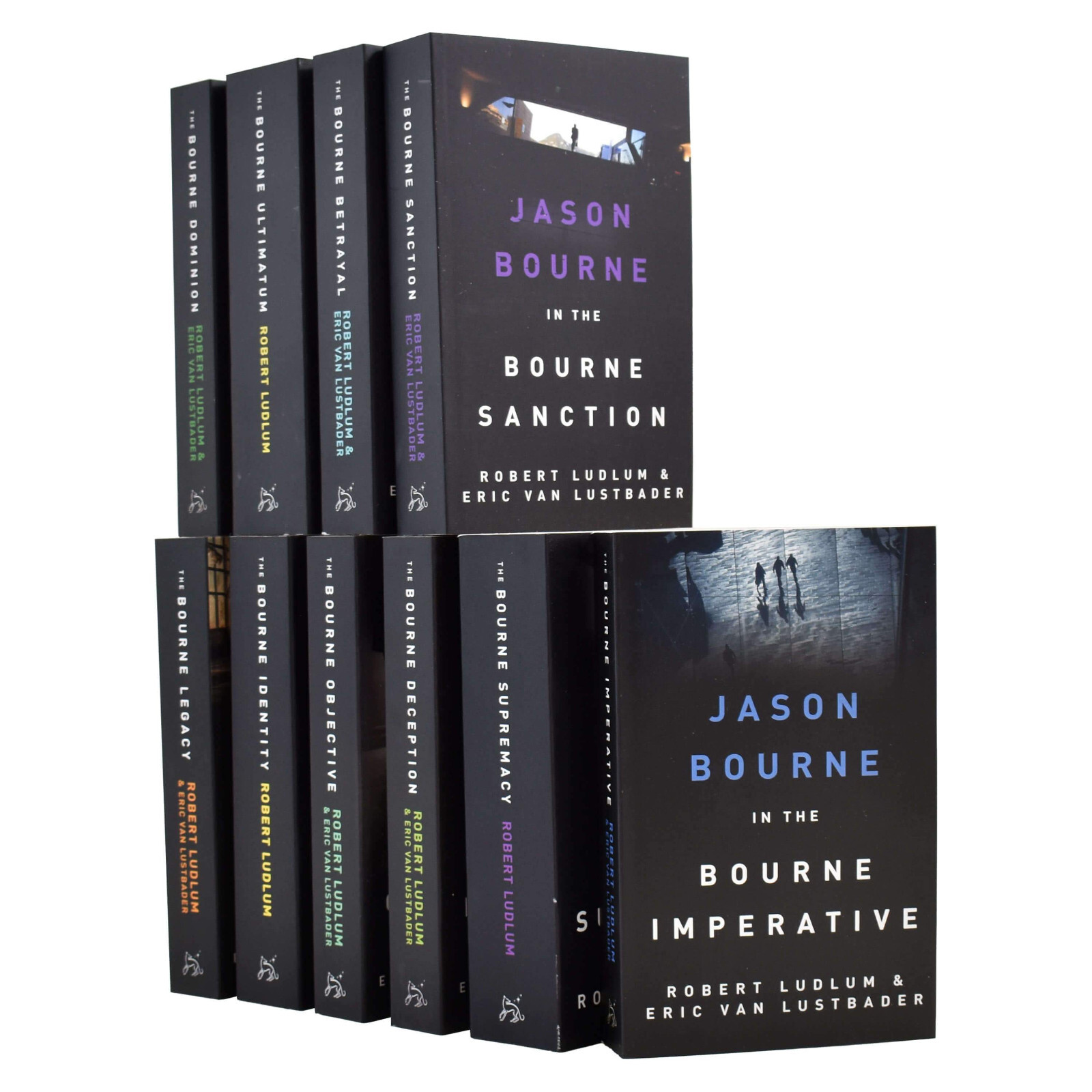 Jason Bourne 10 Book Set By Robert Ludlum & Eric Van Lustbader – Fiction – PB