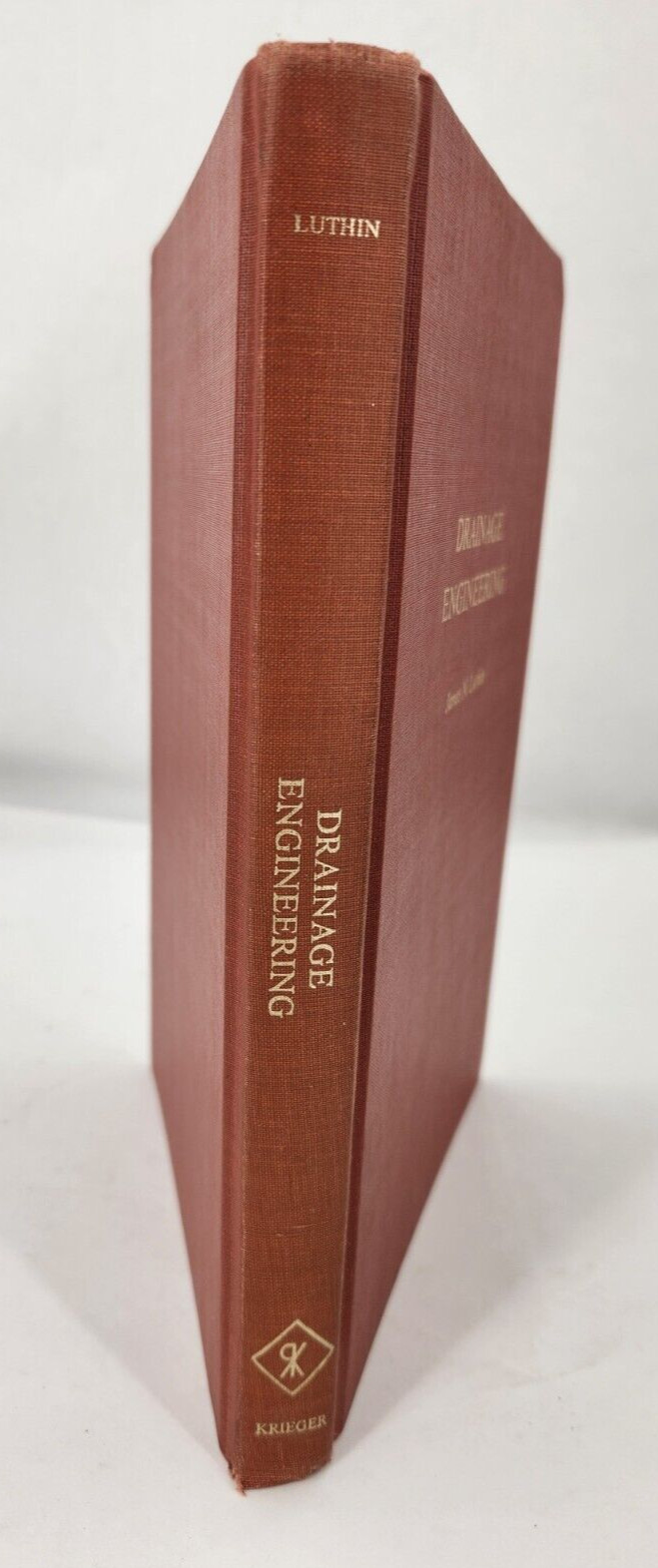 Drainage Engineering, James N. Luthin 1973 hc Agricultural & Civil Engineering