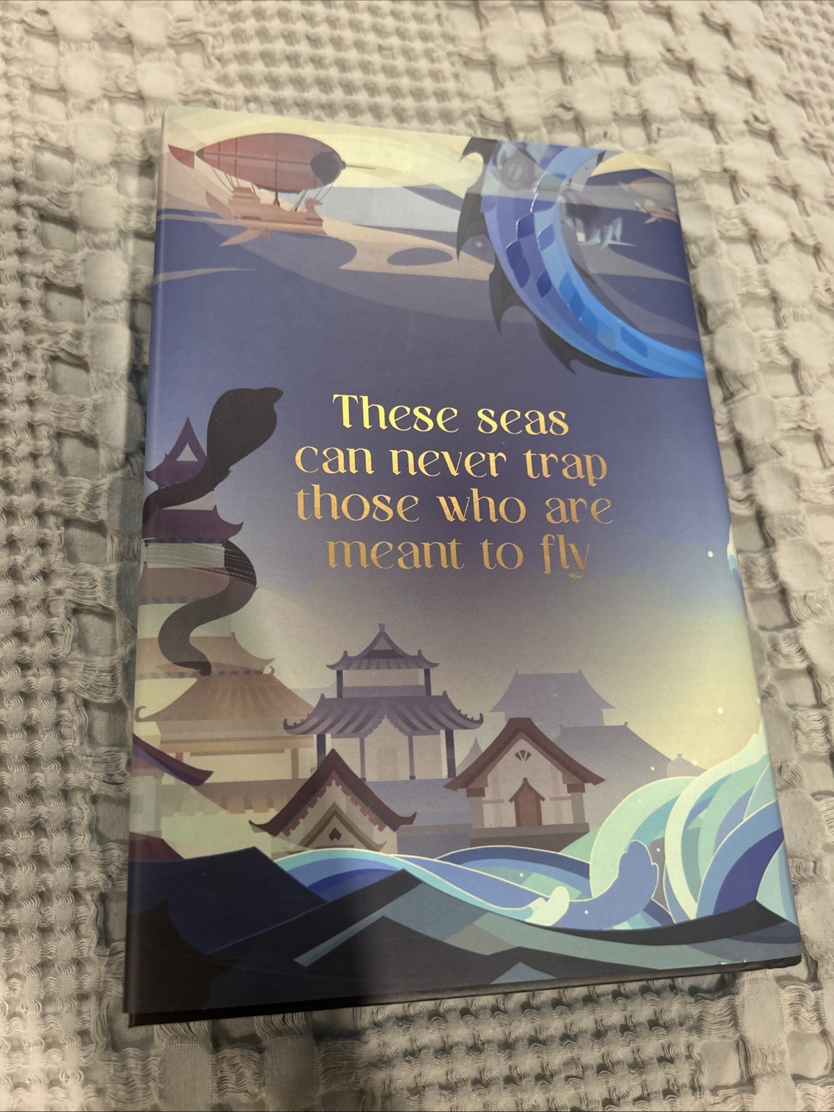Of Jade And Dragons OwlCrate Exclusive Signed Amber Chen Sprayed Edge NEW sealed