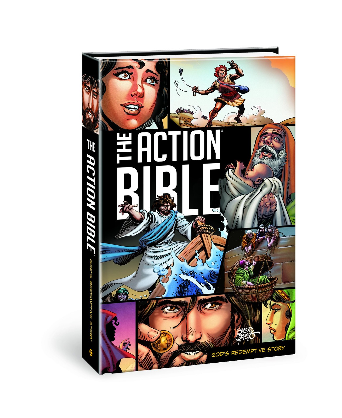 The Action Bible: God’s Redemptive Story (Action Bible Series) – hardcover C…