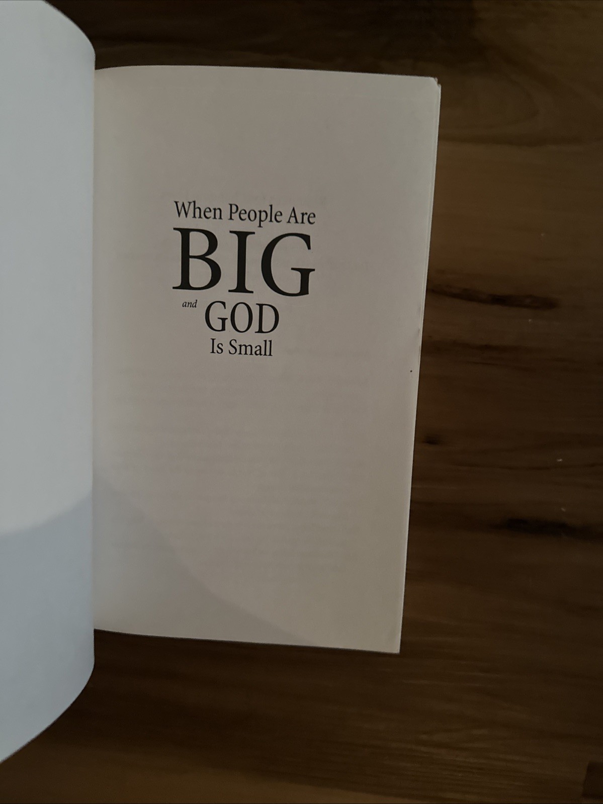 When People Are Big and God is Small: Overcoming Peer Pressure, Codepende – GOOD