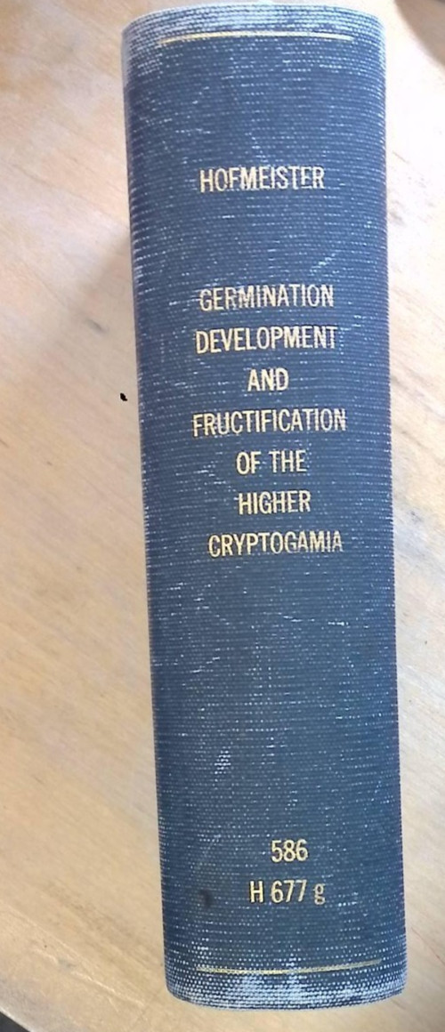 HIGHER CRYPTOGAMIA and the Fructification of the CONIFERAE.