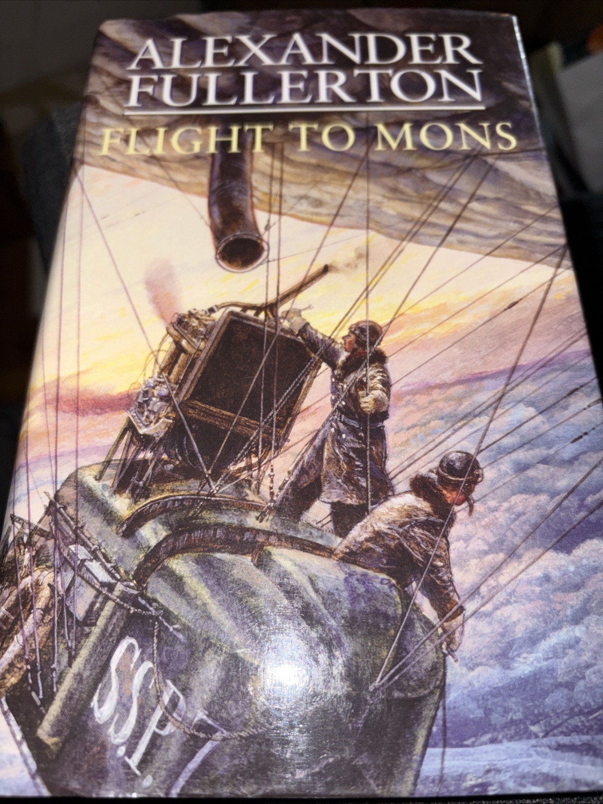 Flight to Mons by Alexander Fullerton (2003, Hardcover) Signed HC DJ
