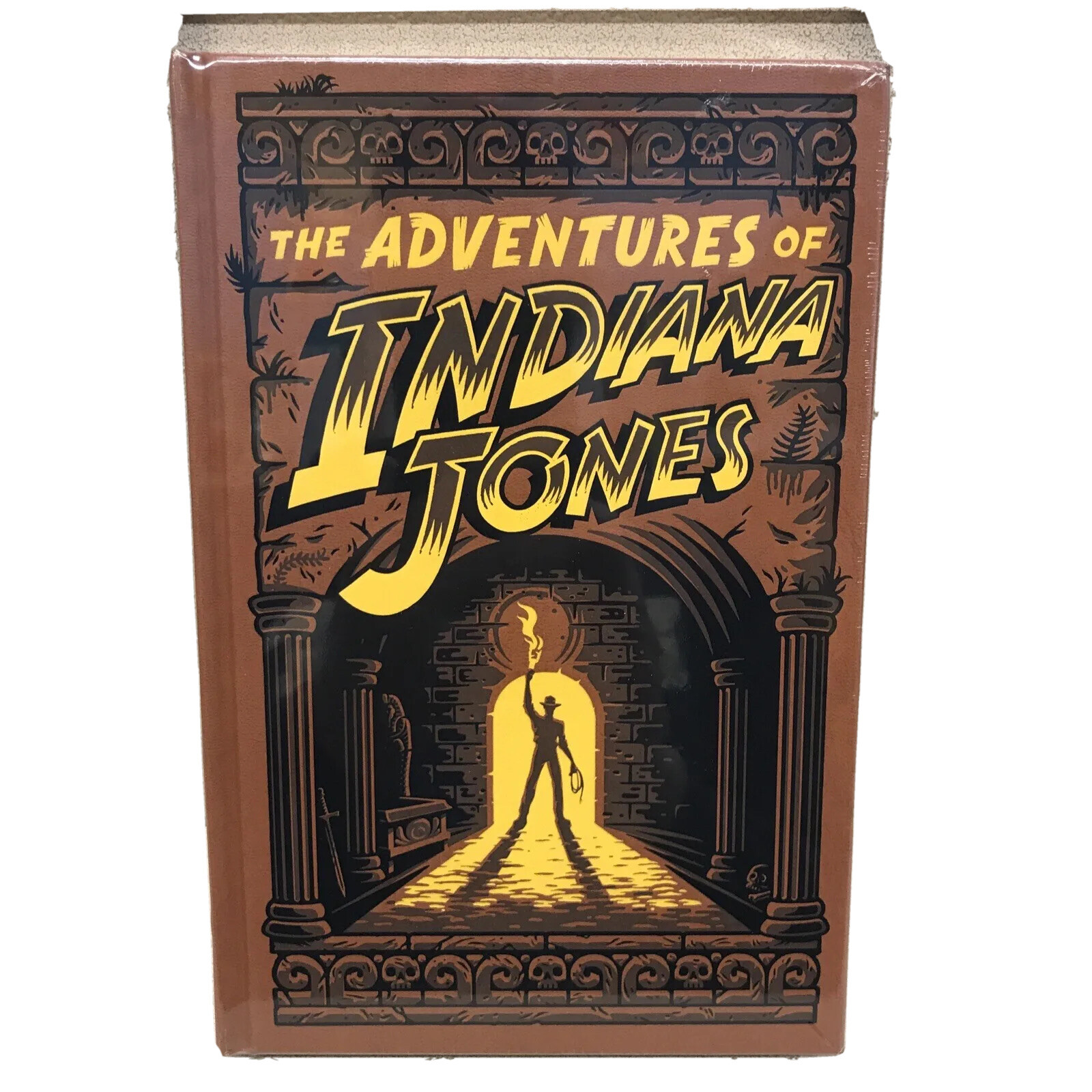 ❤️THE ADVENTURES of INDIANA JONES 3 Novels Hardcover Bonded Leather BRAND NEW