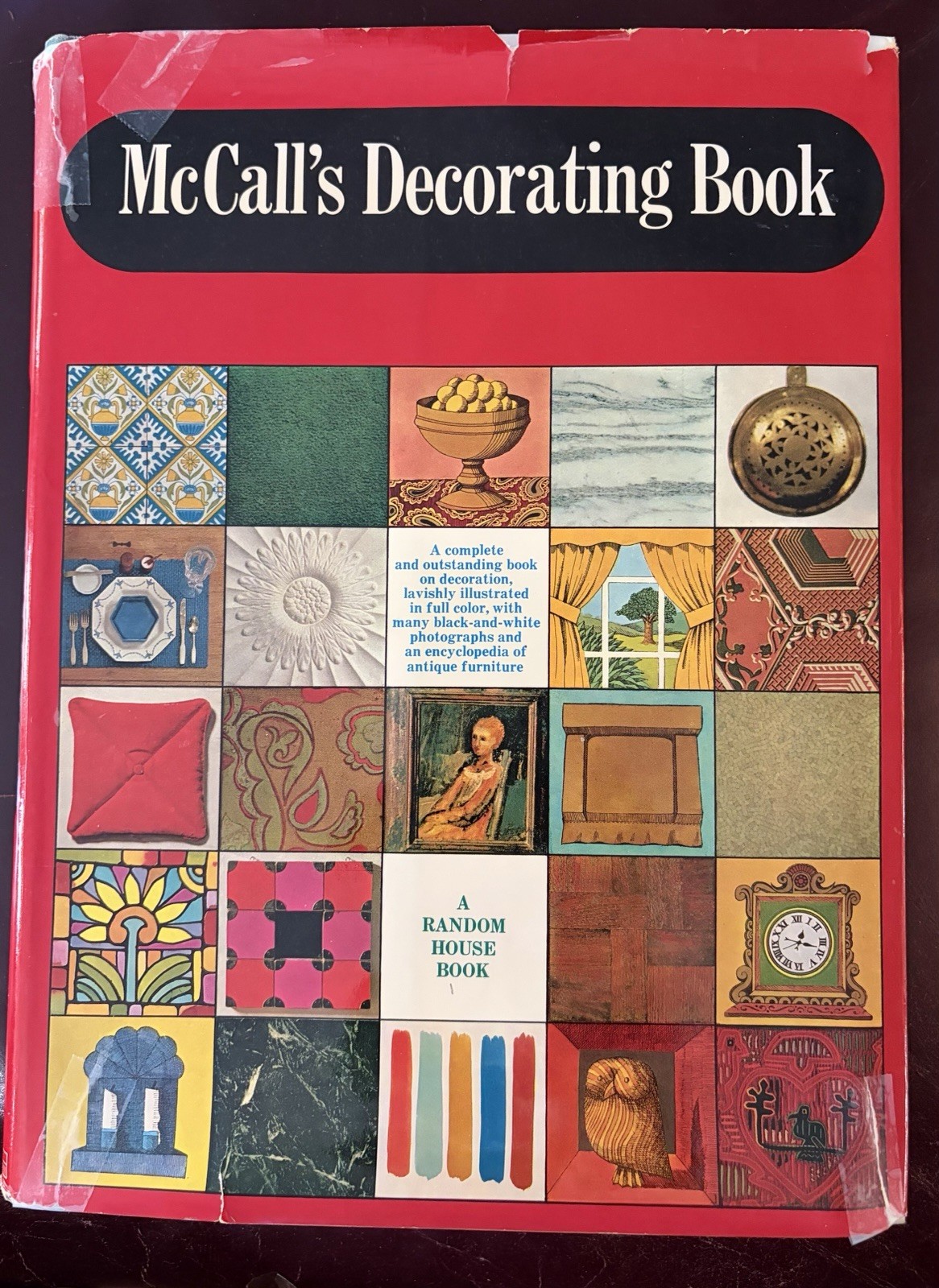 McCall’s Decorating Book VTG 1964 HC DJ Mid Century Modern Full Color