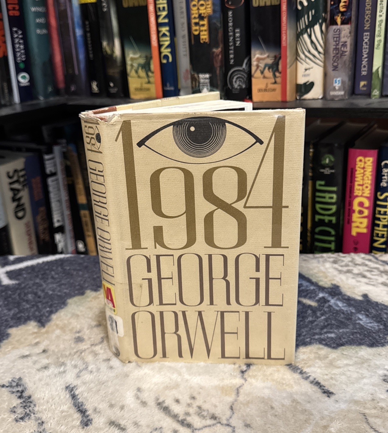 1984 by George Orwell (1977 Hardcover) RARE Harcourt Brace HBJ, POOR COND.