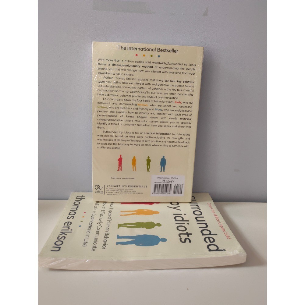 English Book Bestseller Novel Surrounded By Idiots The Four Types of Human