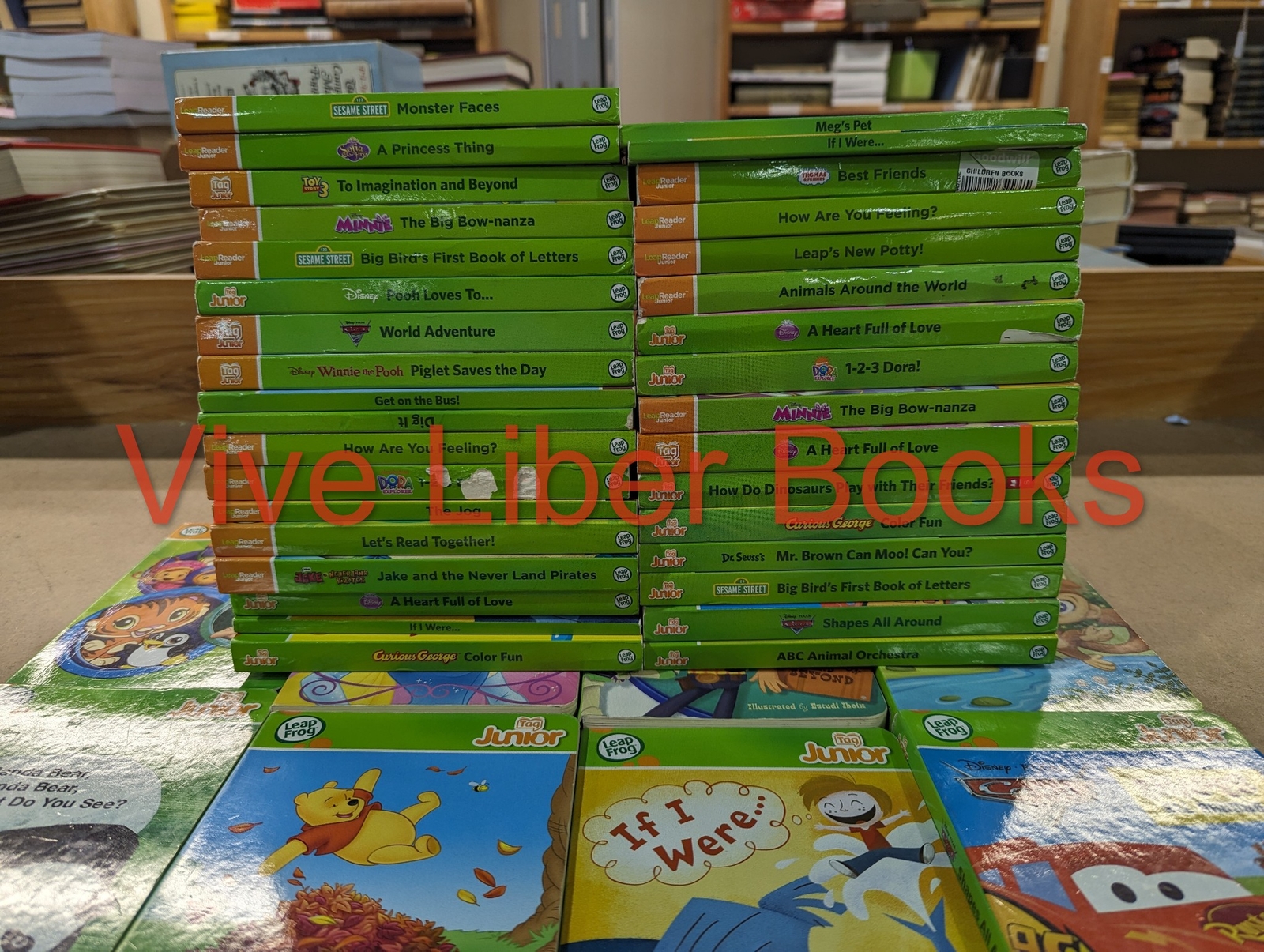 Lot of 10 Leap Frog Junior Board Books Lot Random Children/Kids/Toddlers/Babies