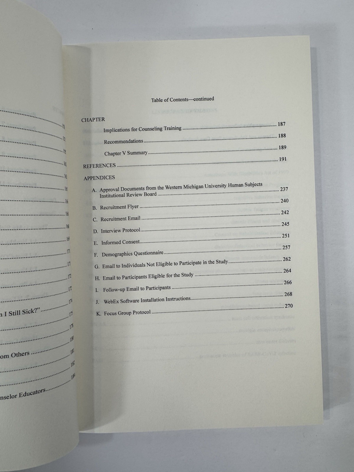 A Phenomenology Study Exploring Mental Health and Psychosocial Adaptation to