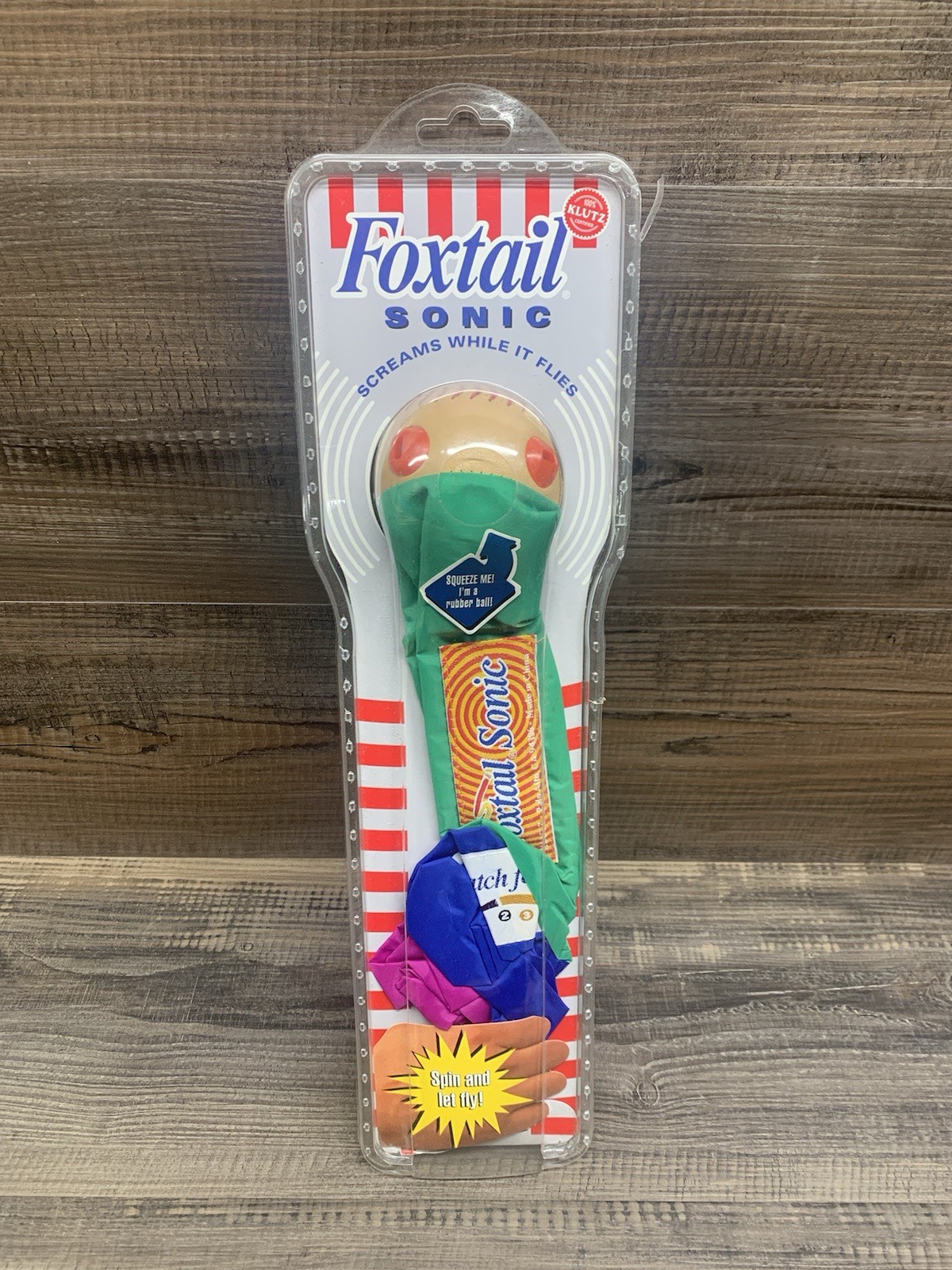 Foxtail Sonic by Klutz Editors Outdoor Fun Toy Baseball Multicolored Brand New