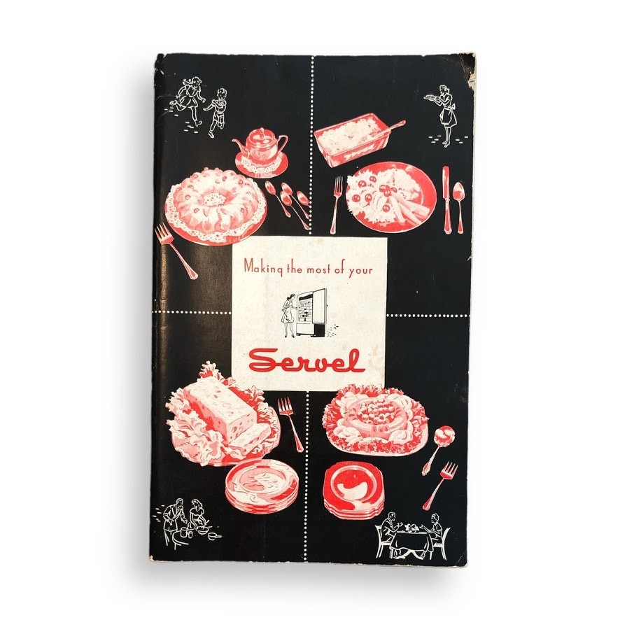 Servel Refrigerator User Manual Recipe booklet Cookbook VTG Kitchen Ephemera