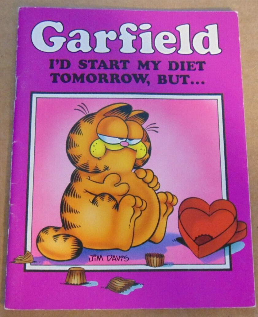 Garfield little book (16 pages) c1983 “Id’ Start My Diet Tomorrow, But…”