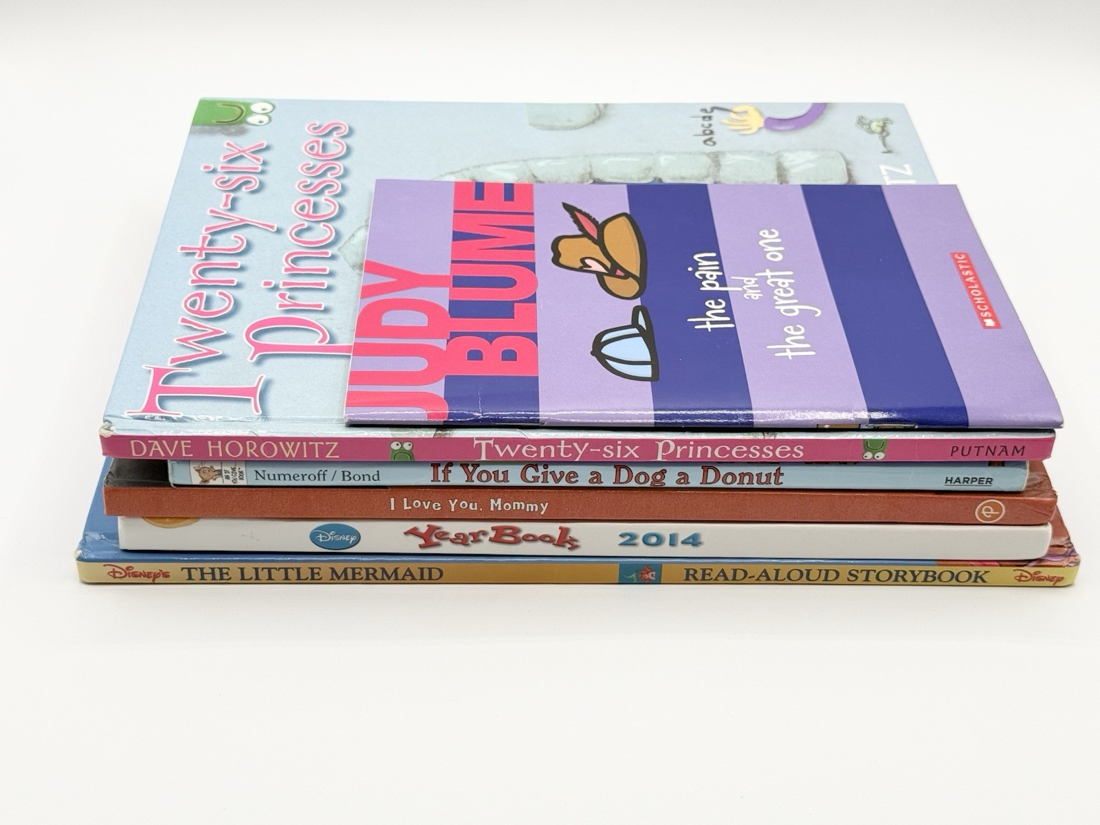 Lot of 6 Children’s Picture Book Bundle – Scholastic Disney Judy Blume Hardcover