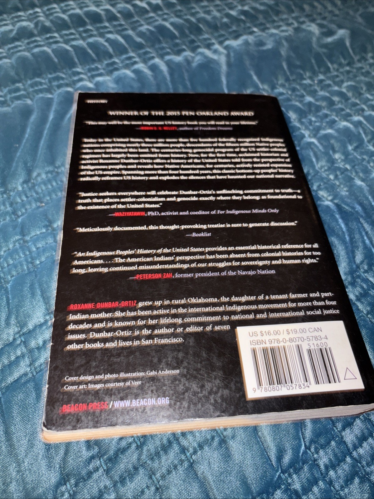 Indigenous Peoples’ History of the United States by Roxanne Dunbar-Ortiz (2015,