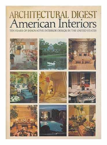 American Interiors: 2 – Hardcover, by Architectural Digest – Very Good
